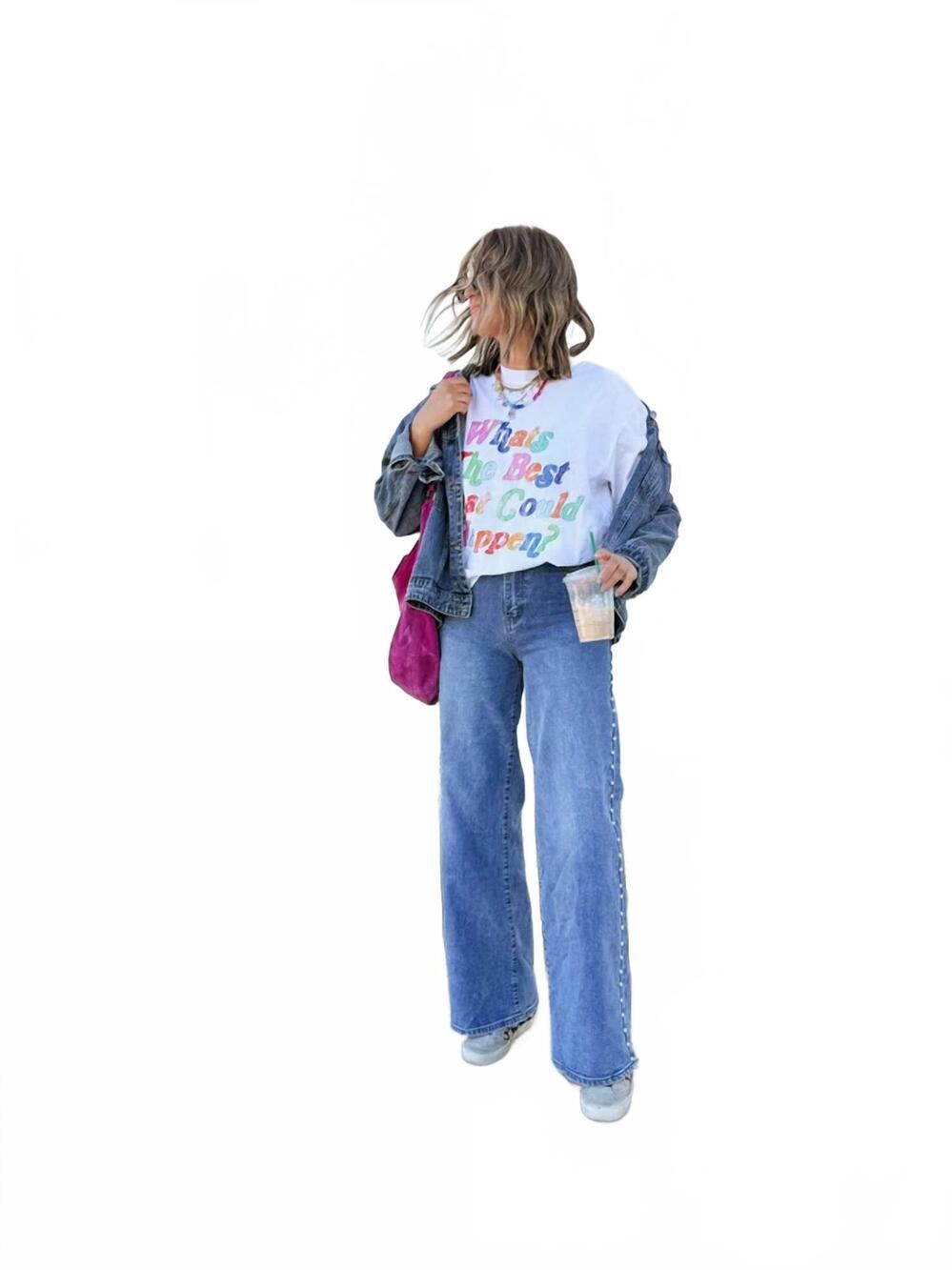 NEW ETTA & EAST best that could happen tee in graphic print